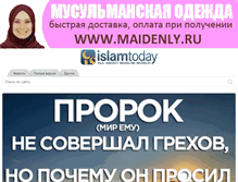 Tablet Screenshot of islam-today.ru